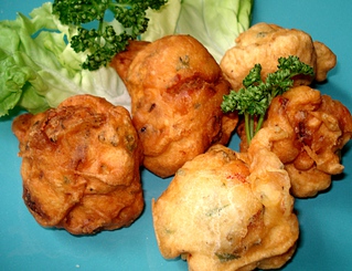 Acras aux Crevettes grises
