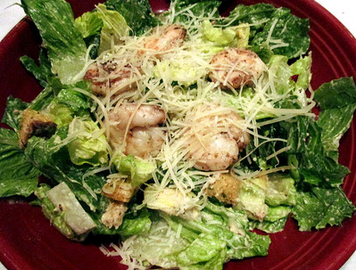 Salade César aux Crevettes