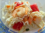 Salade polynésienne aux Crevettes -- 09/05/20